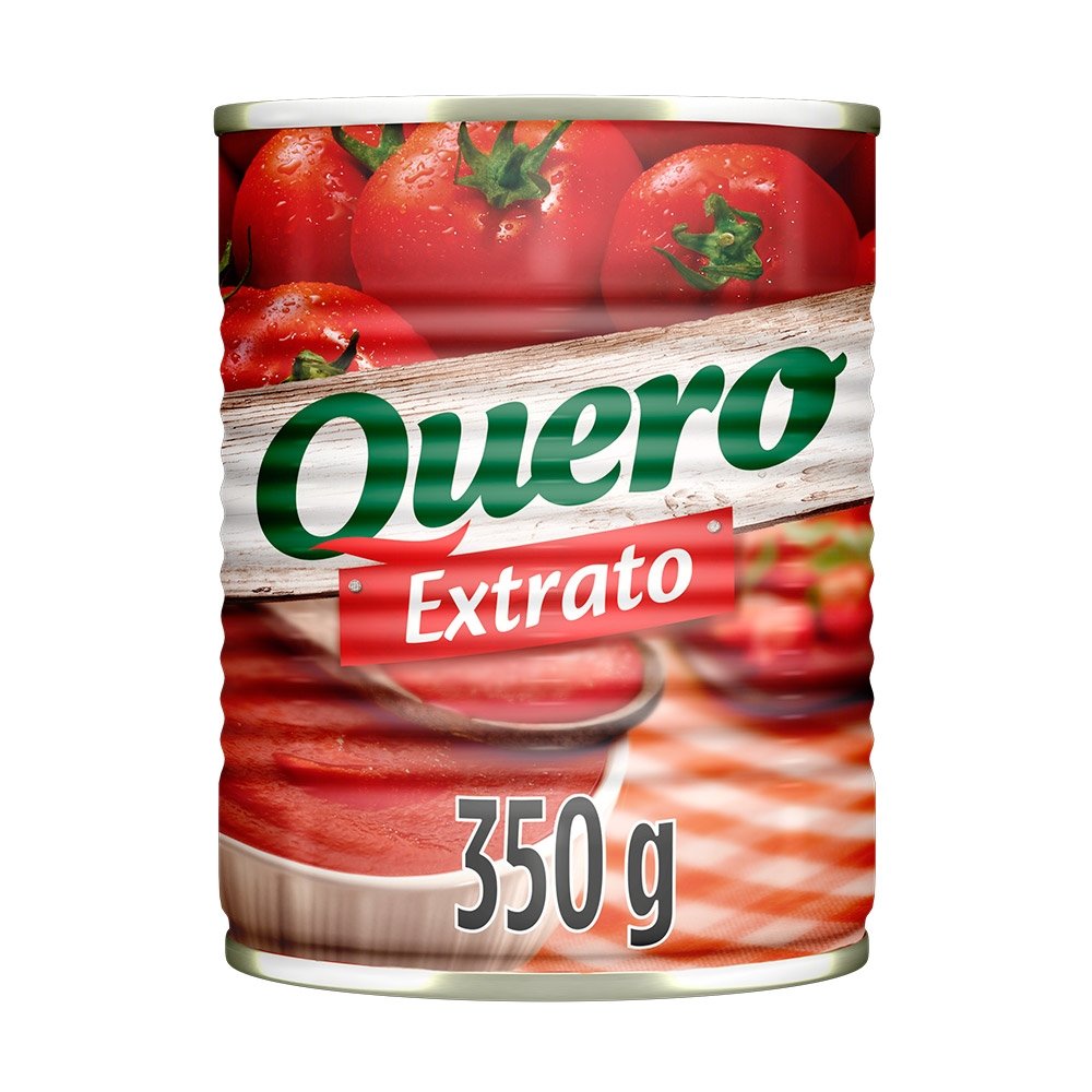 Extrato de Tomate Quero 350g - Embalagem com 24 Unidades