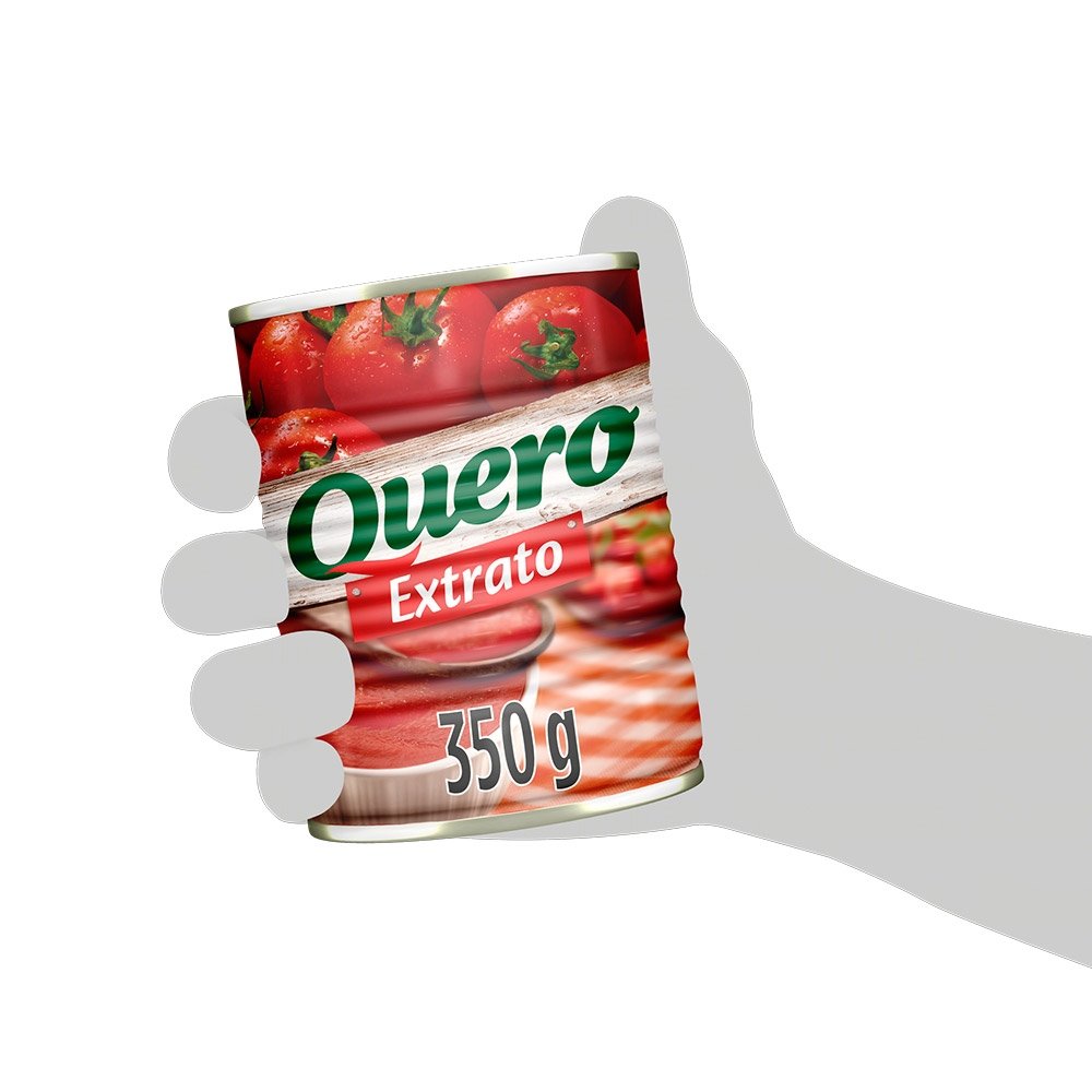 Extrato de Tomate Quero 350g - Embalagem com 24 Unidades