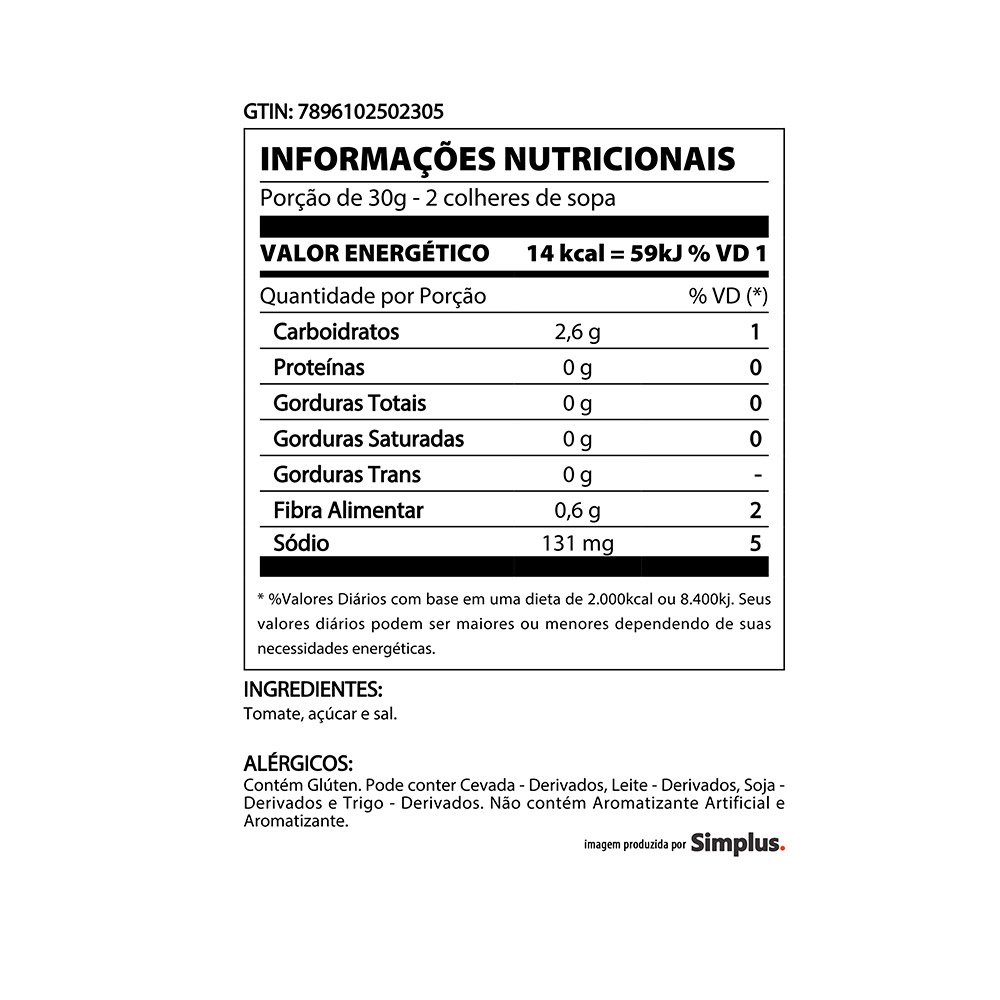 Extrato de Tomate Quero 350g - Embalagem com 24 Unidades