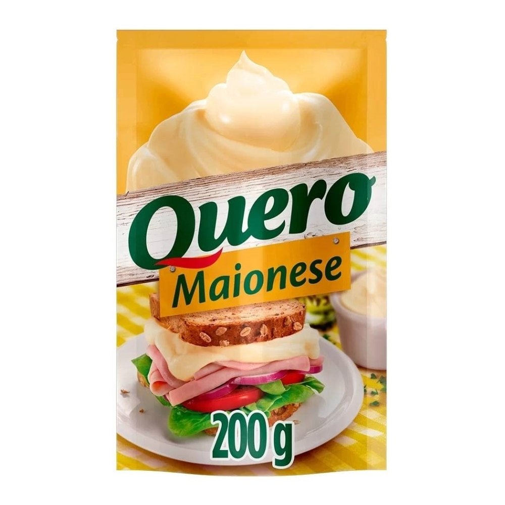 Maionese Quero 200g - Embalagem com 24 Unidades