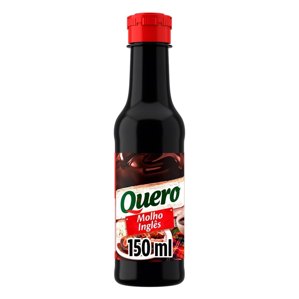 Molho Inglês Quero 150ml - Embalagem com 24 Unidades