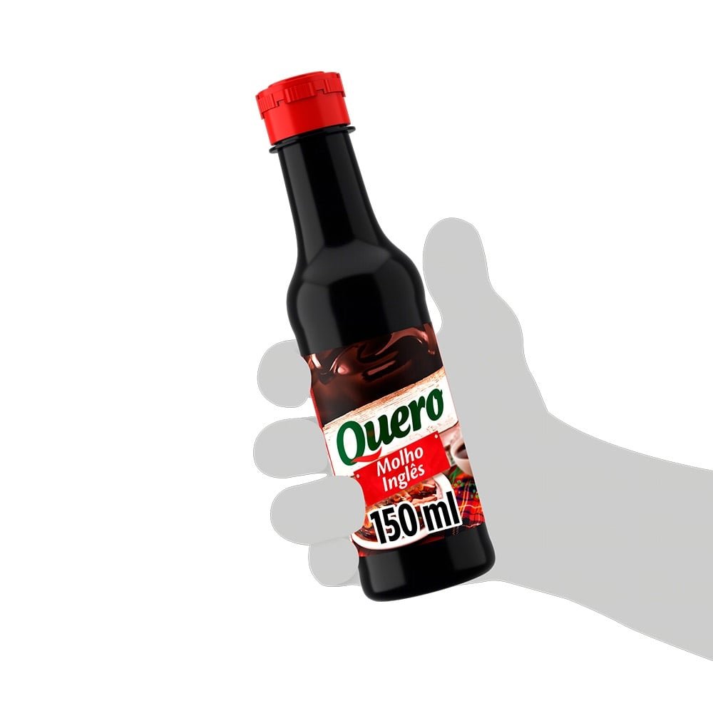 Molho Inglês Quero 150ml - Embalagem com 24 Unidades