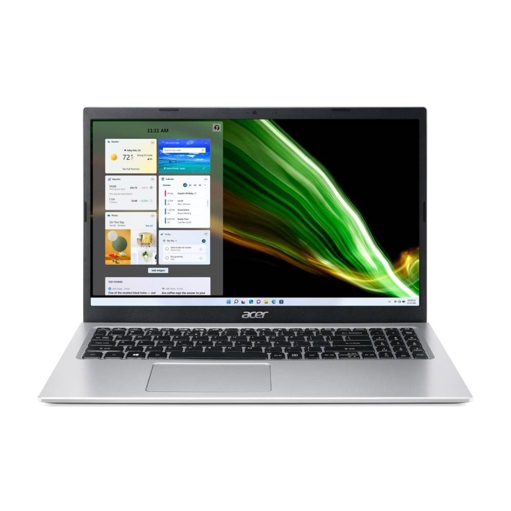 Notebook Acer Aspire 3, Tela de 15.6", Intel Core i3, SSD 256GB, 4GB RAM, Windows 11, Prata
