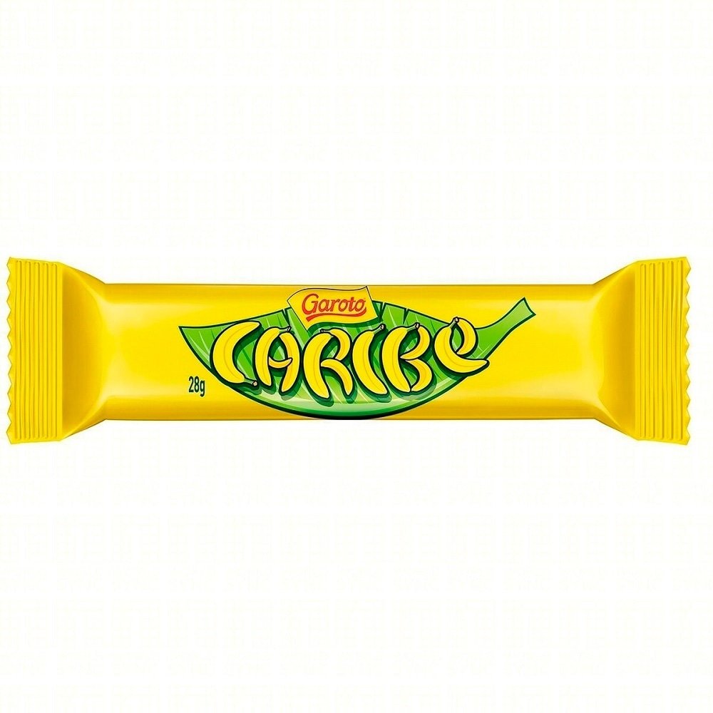 Chocolate Garoto Caribe com Banana 28g Embalagem com 30 Unidades