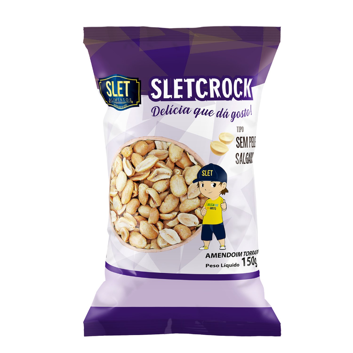 Amendoim Torrado Salgado Sem Pele 150g