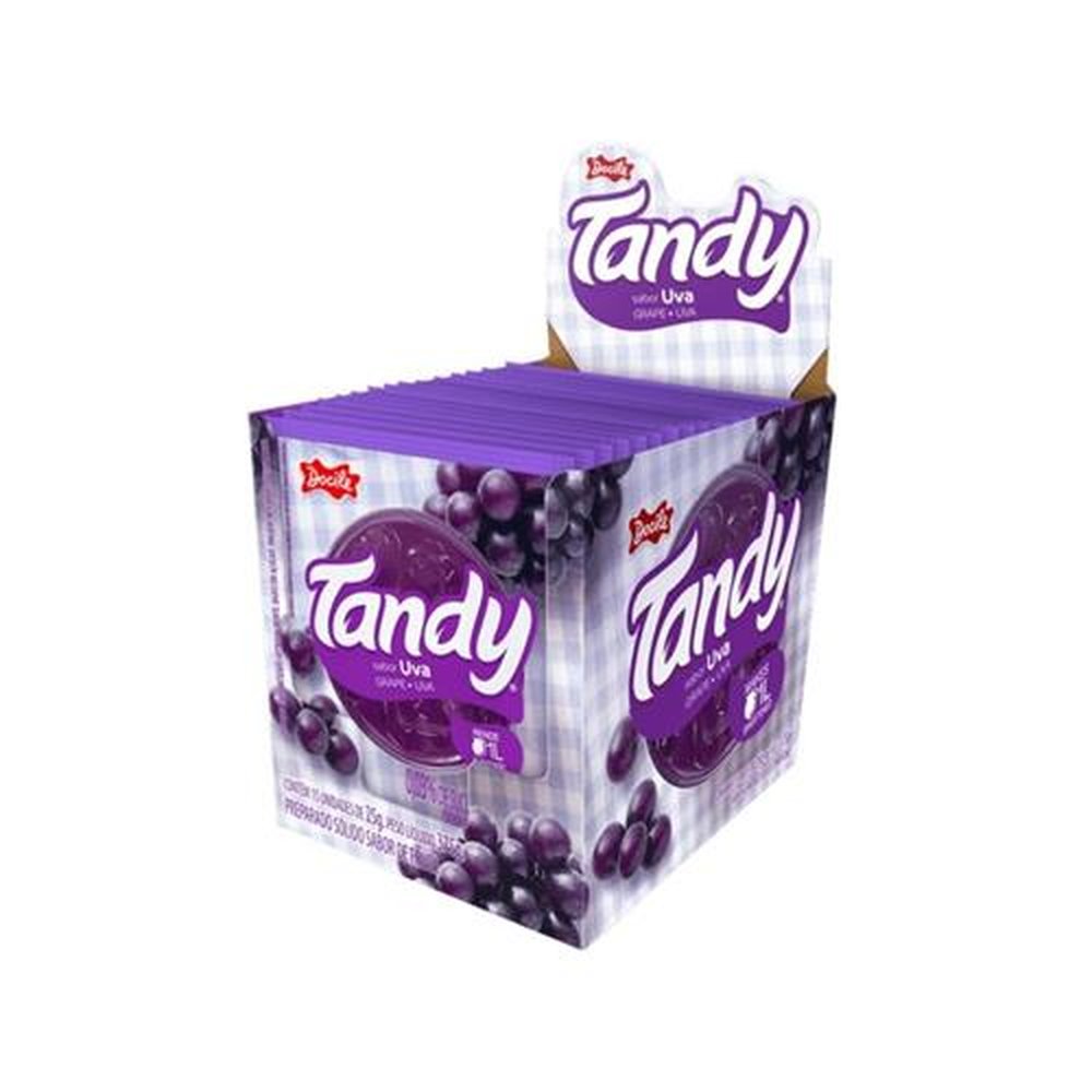 Refresco Tandy 15 Unidades De 25g Uva Docile