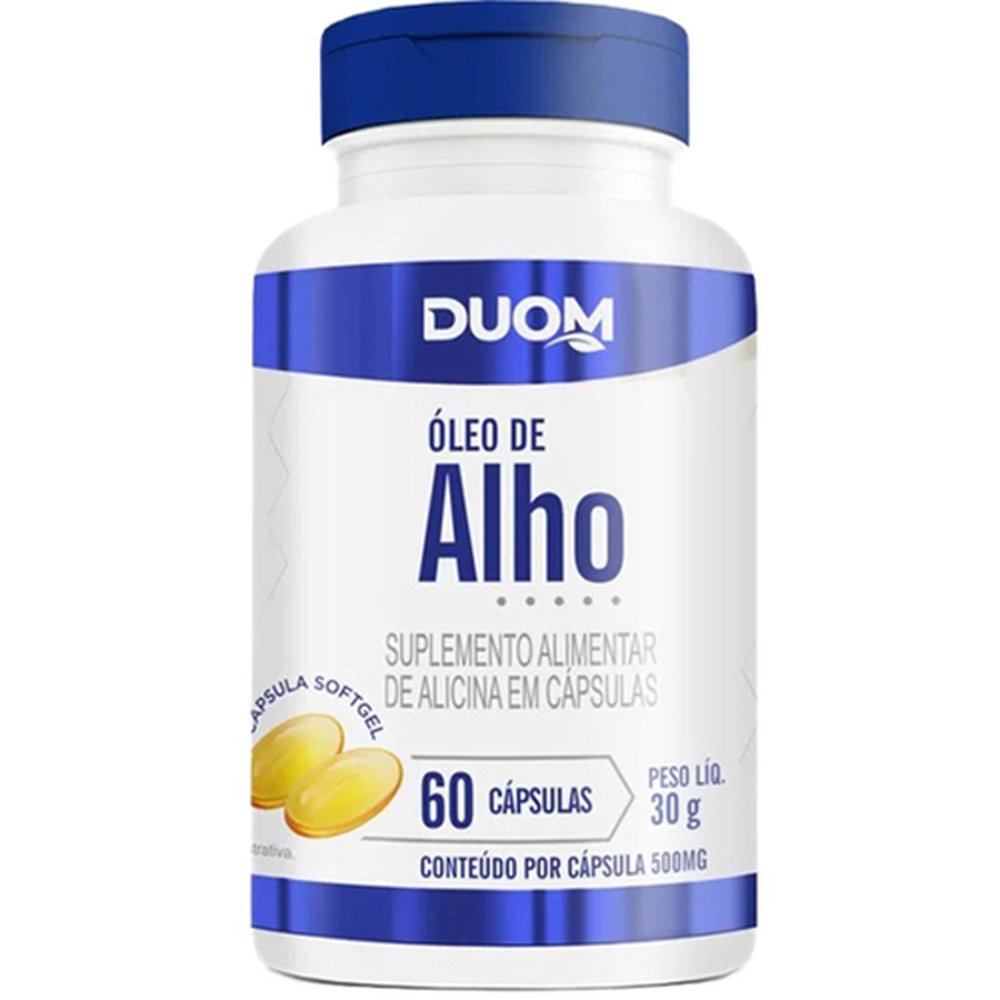 Oleo De Alho 500Mg Com 60 Capsula - DUOM