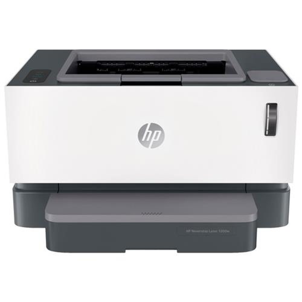 Impressora HP Neverstop Laser 1000w (4RY23A), Tanque de Toner Monocromática , USB, Branca e 110V