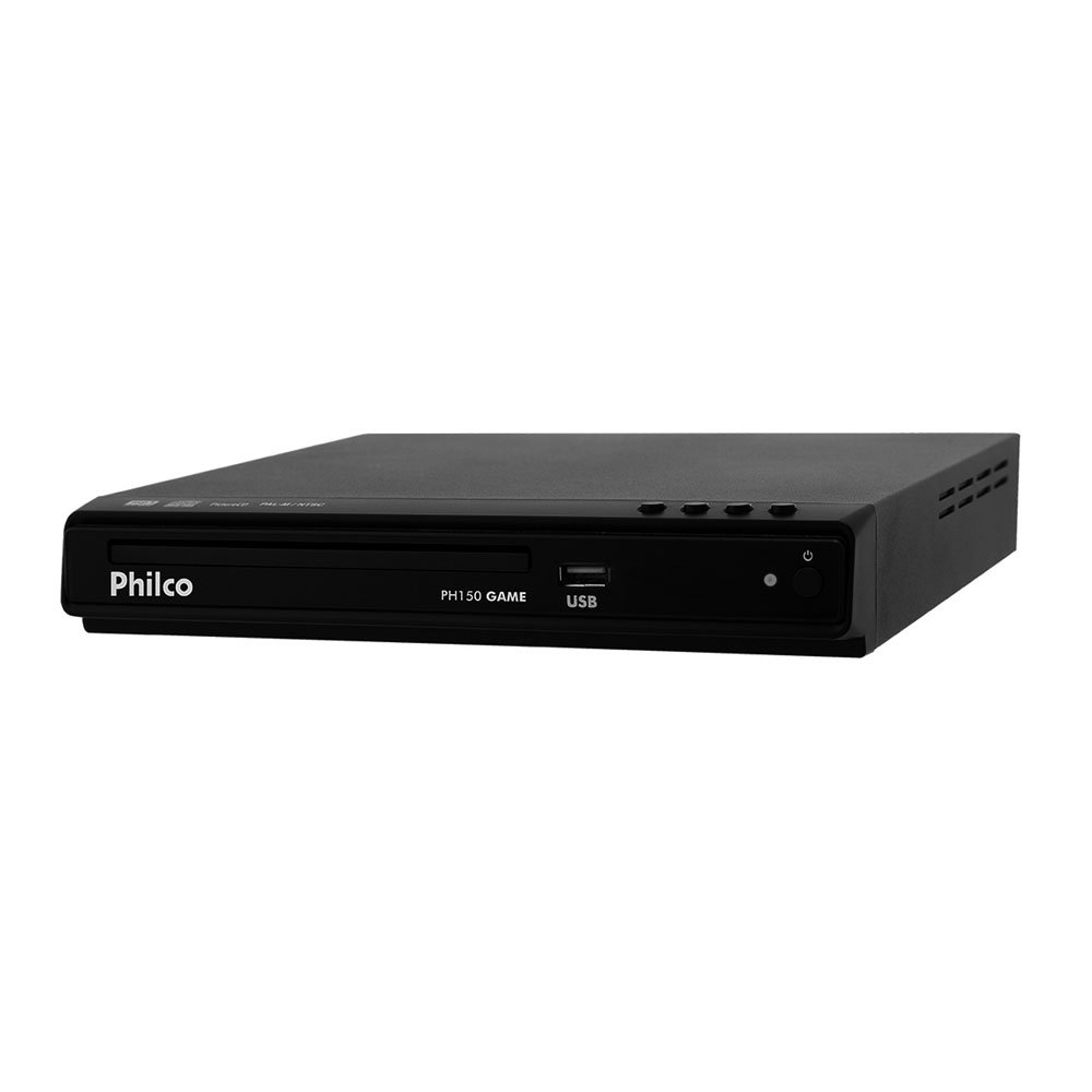 DVD Game Philco PH150 USB, MP3, Função Game, 2 Joysticks