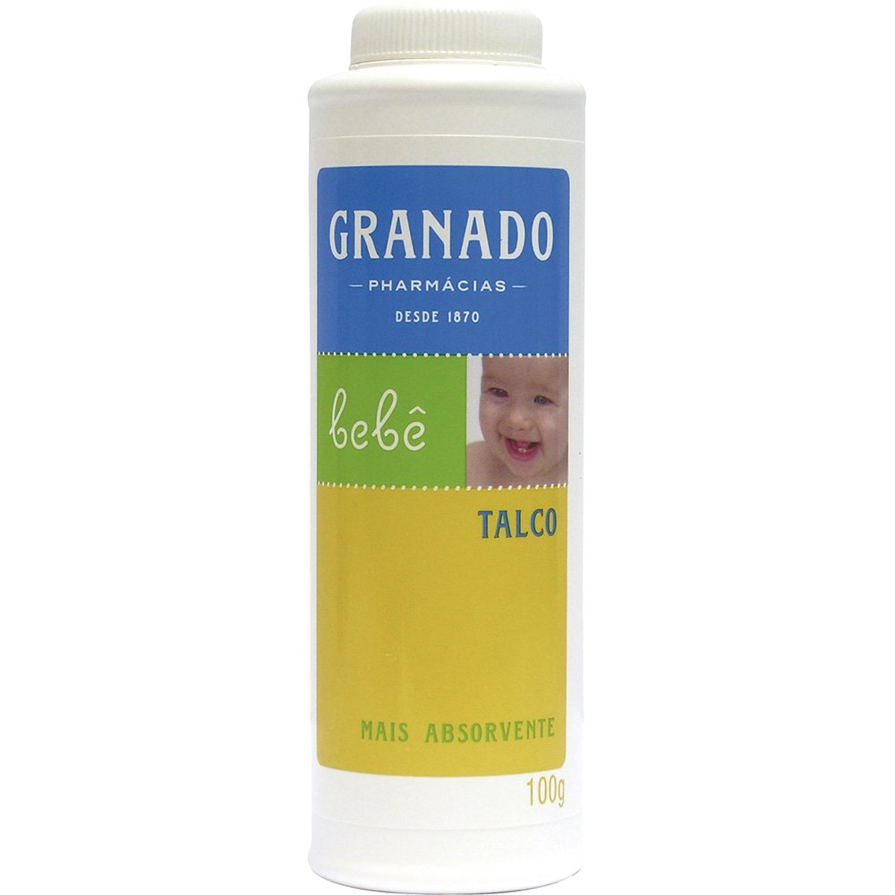 Talco Granado Bebê 100g - Embalagem com 12 Unidades