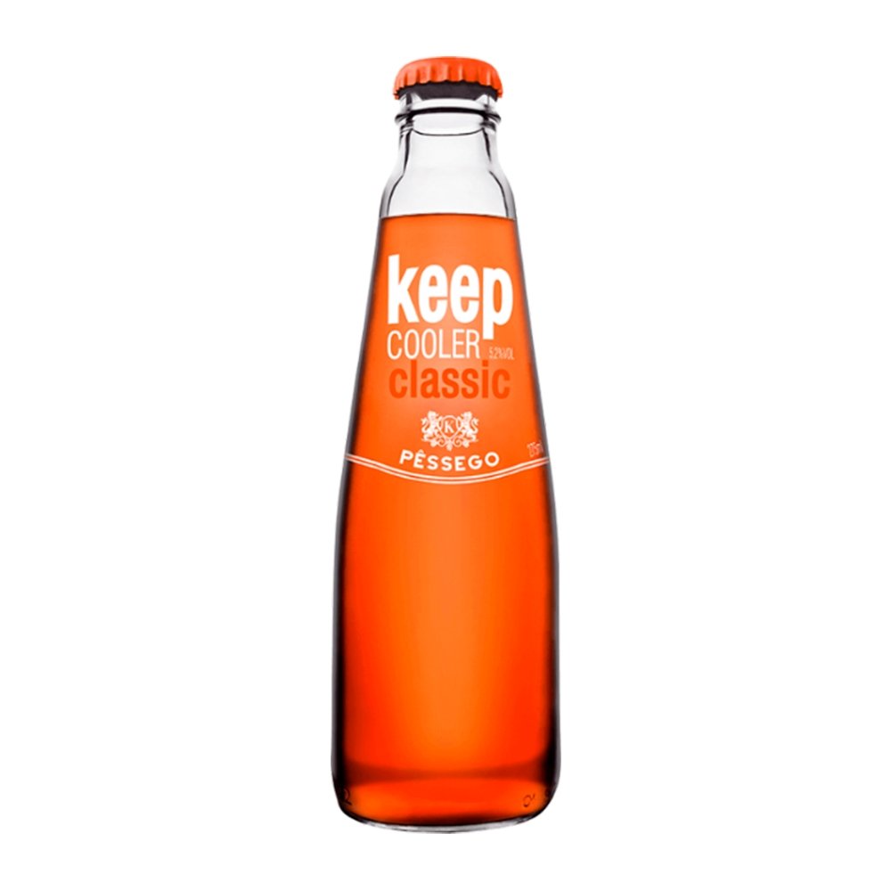 Keep Cooler Classic Pêssego 275 ml -Embalagem com 6 Unidades