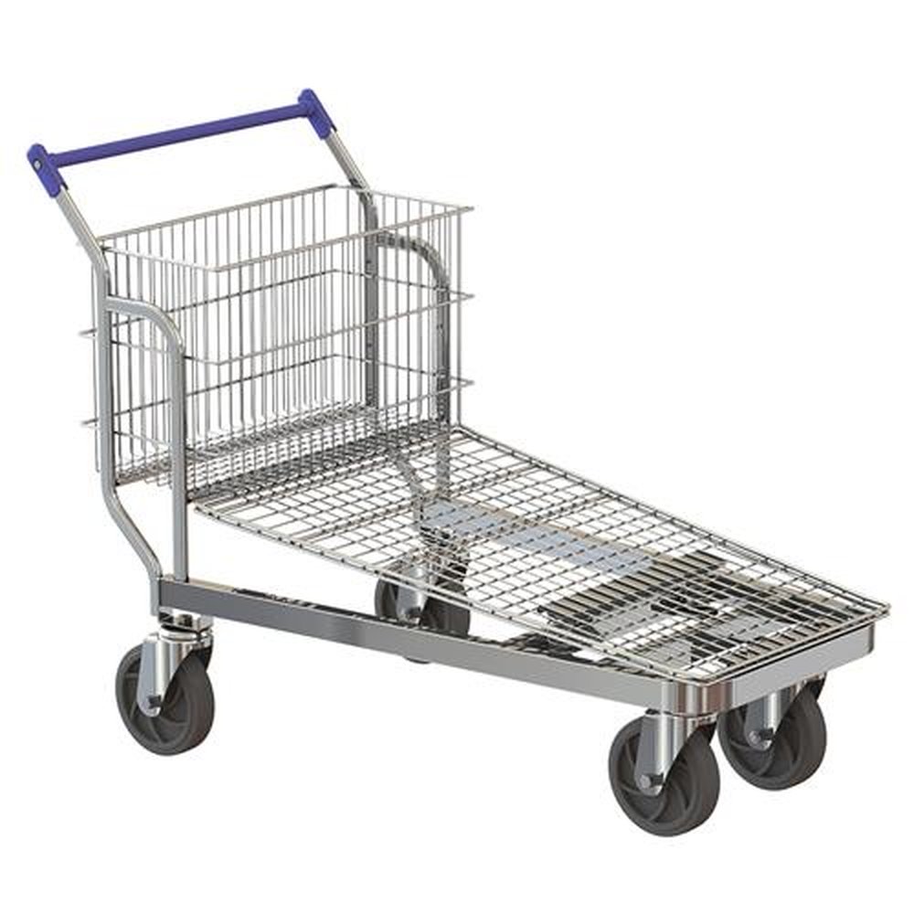 Carrinho Amapá de compras Prancha - Galvanizado - 300kg