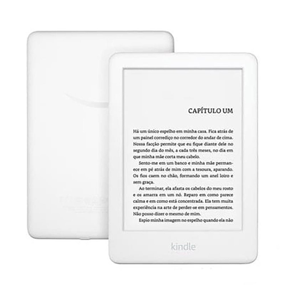 Kindle 10ª Geração Branco Luz Integrada Wi-Fi 8GB - AO0773