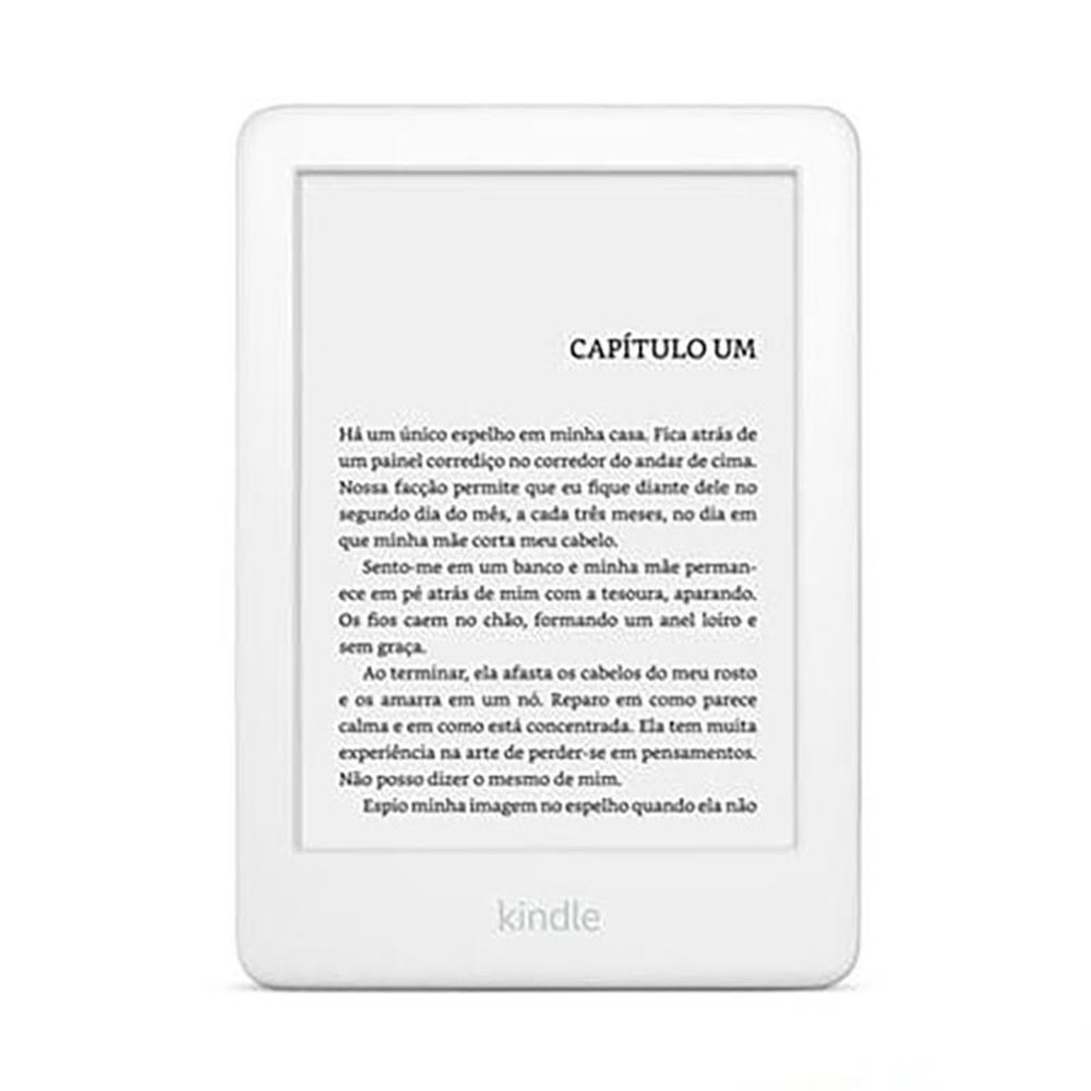 Kindle 10ª Geração Branco Luz Integrada Wi-Fi 8GB - AO0773