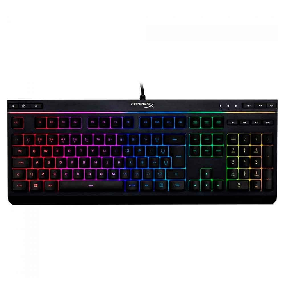 Teclado Gamer HyperX Alloy Core, RGB, ABNT2 - HX-KB5ME2-BR
