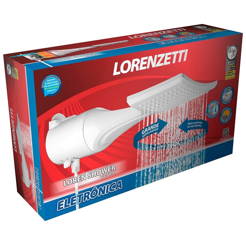 Chuveiro Lorenzetti Loren Shower Eletrônica 7500W 220V