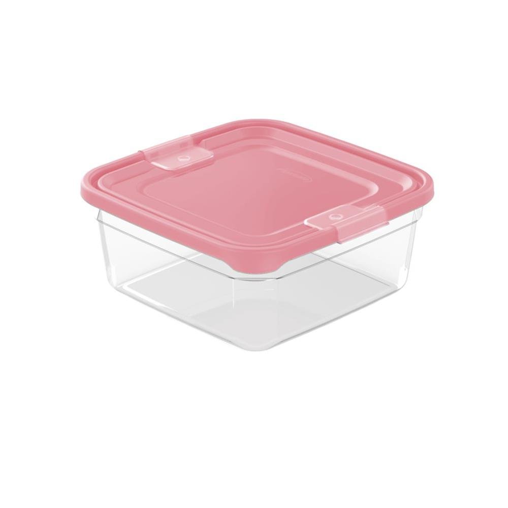 Pote Plástico 4,5L Quadrado Mais Plasvale