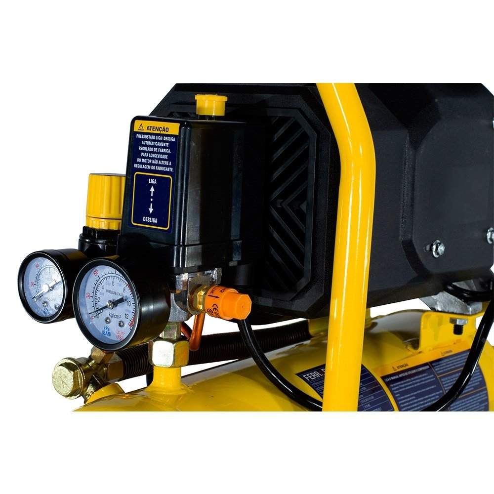 Compressor de ar Ferrari Mega Air CFC 5,5 PES, 6 Litros, 1 HP, 110V