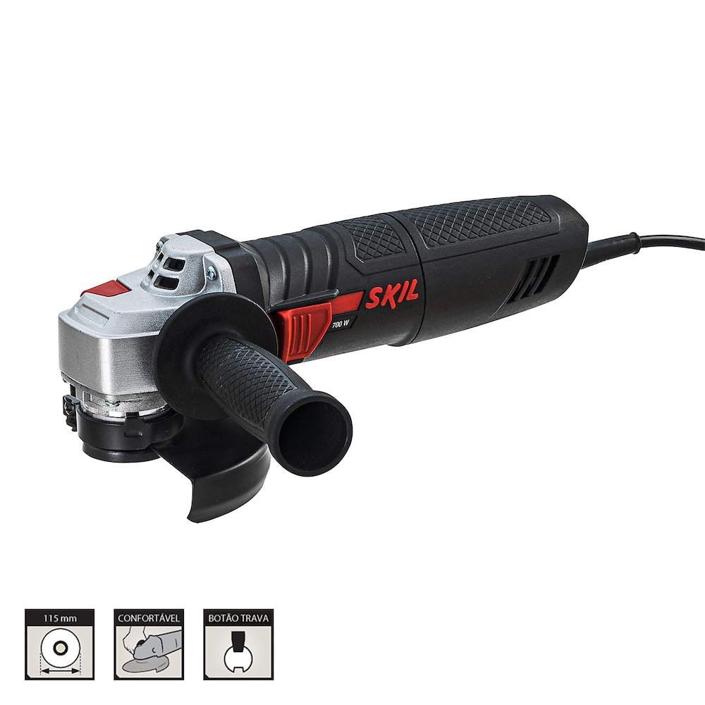 Esmerilhadeira Angular Skil 9002,  4,1/2 700W 110V