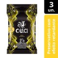 Preservativo Olla Lubrificado Prolong Bolso - 12 pacotes c/ 3 Unidades