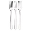 Conjunto de Garfos de Mesa Tramontina Malibu, Inox - Embalagem c/ 3 Unidades