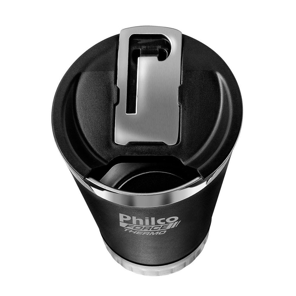 Copo Térmico Philco PHT01P com Tampa 475ml Preto