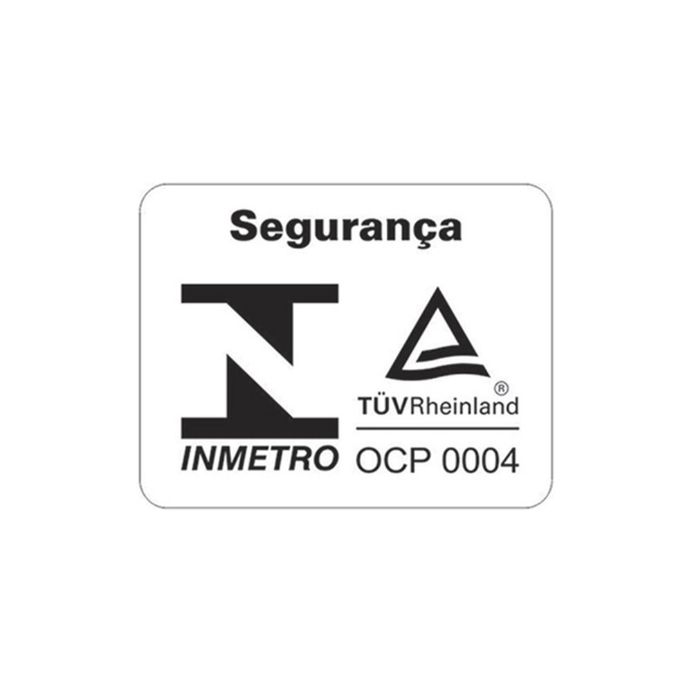 Pino Adaptador Universal Daneva 2P 10A/250V Branco - Embalagem com 12 Unidades