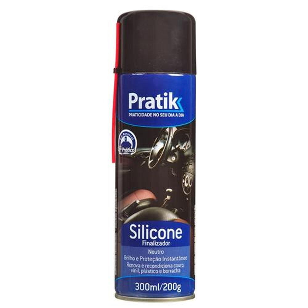 Silicone Pratik Neutro Spray 300ml - Embalagem com 6 Unidades