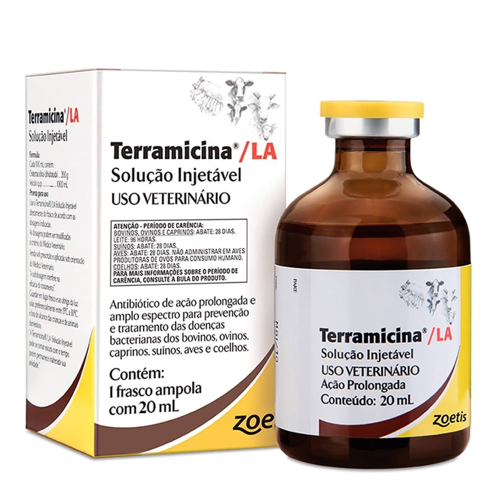 Terramicina Zoetis LA Solução Injetável 20 ml