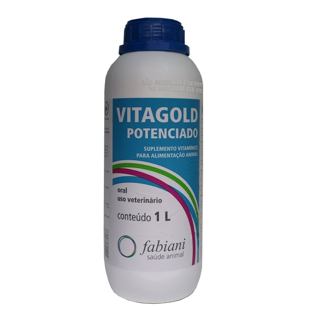Vita Gold Oral Fabiani Potenciado Saude animal 1 Litro