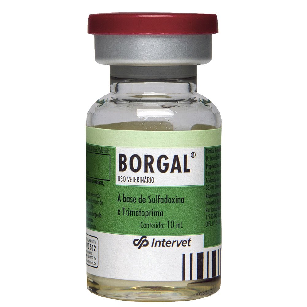Borgal Injetável Bactericida, 10ml