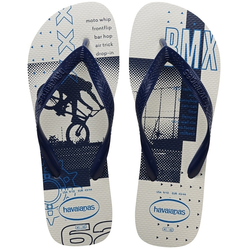 Havaianas Top Athletic Branco/Marinho 43/4
