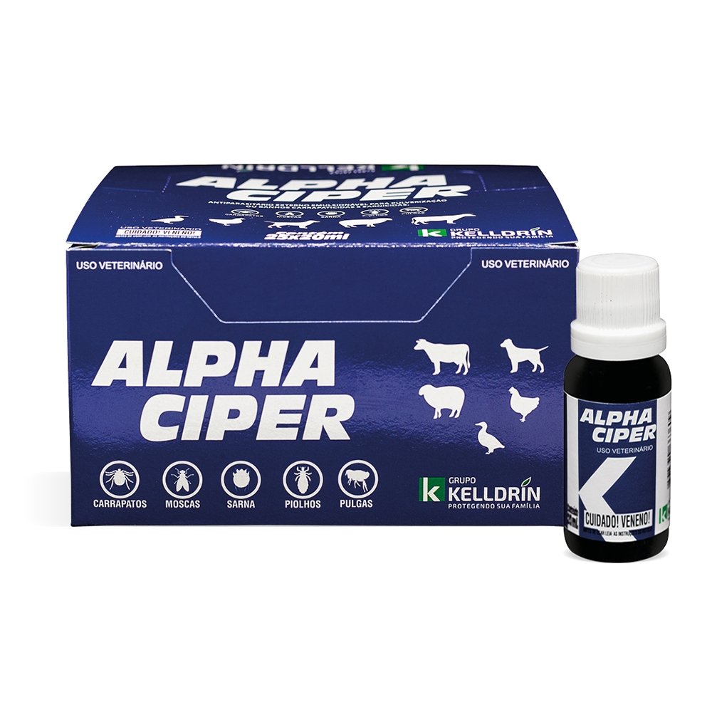 Alpha Ciper Cipermetrina Kelldrin 20ml - Embalagem com 25 unidades