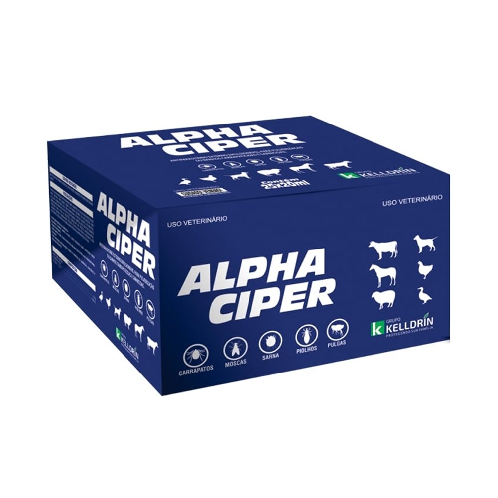 Alpha Ciper Cipermetrina Kelldrin 20ml - Embalagem com 25 unidades