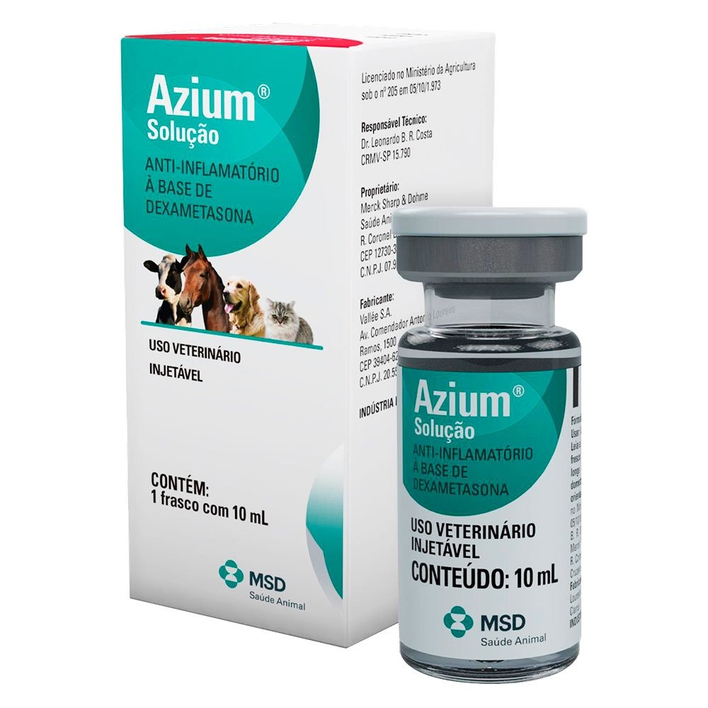 Azium Tablet Azium Antiflamatório Dexametasona Solução Injetável 10ml | Martins Atacado