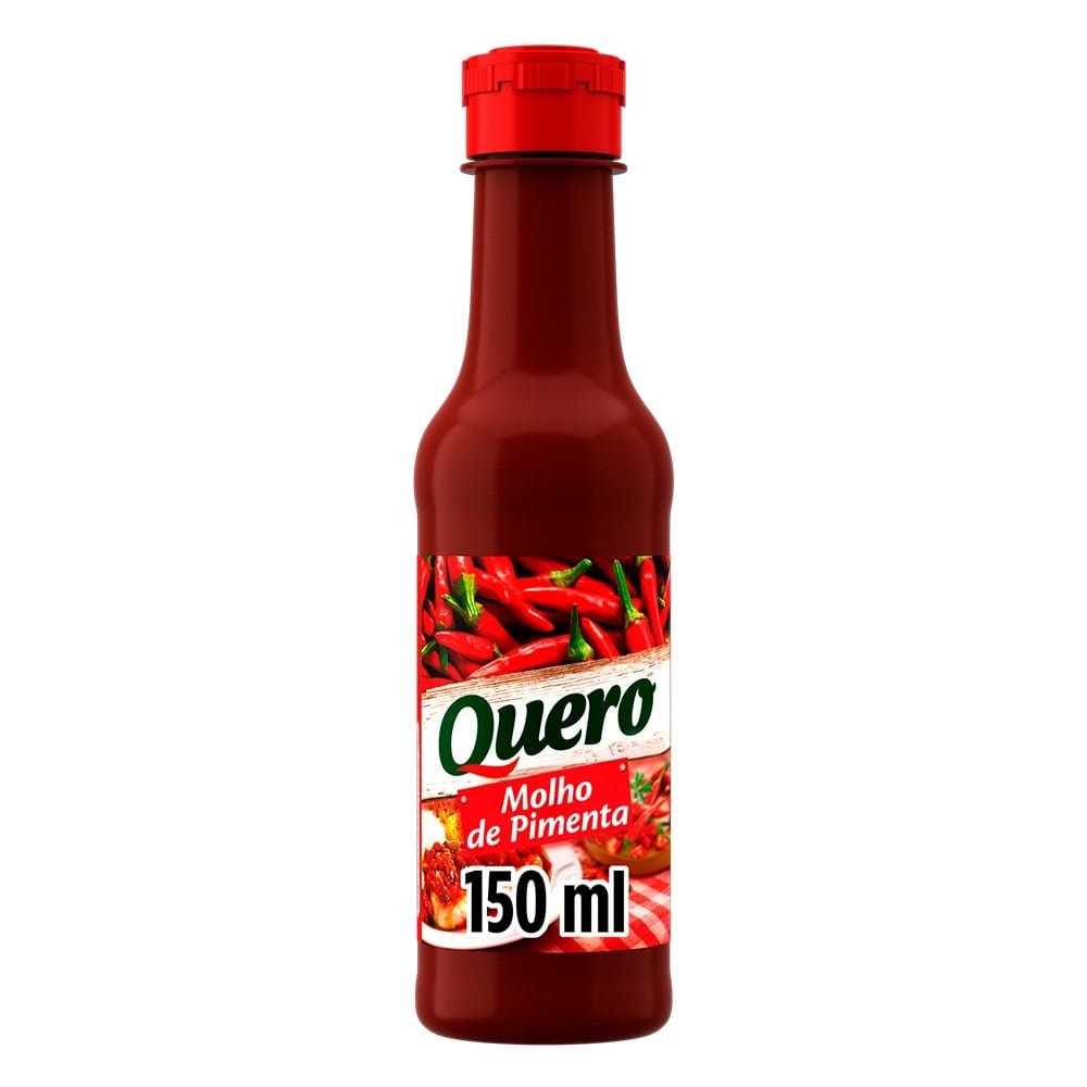 Molho de Pimenta Quero 150ml Embalagem com 24 Unidades