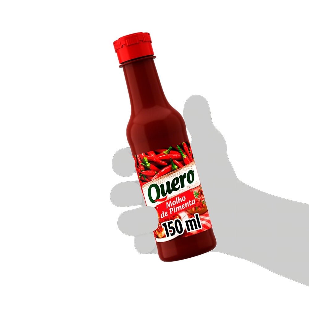 Molho de Pimenta Quero 150ml Embalagem com 24 Unidades