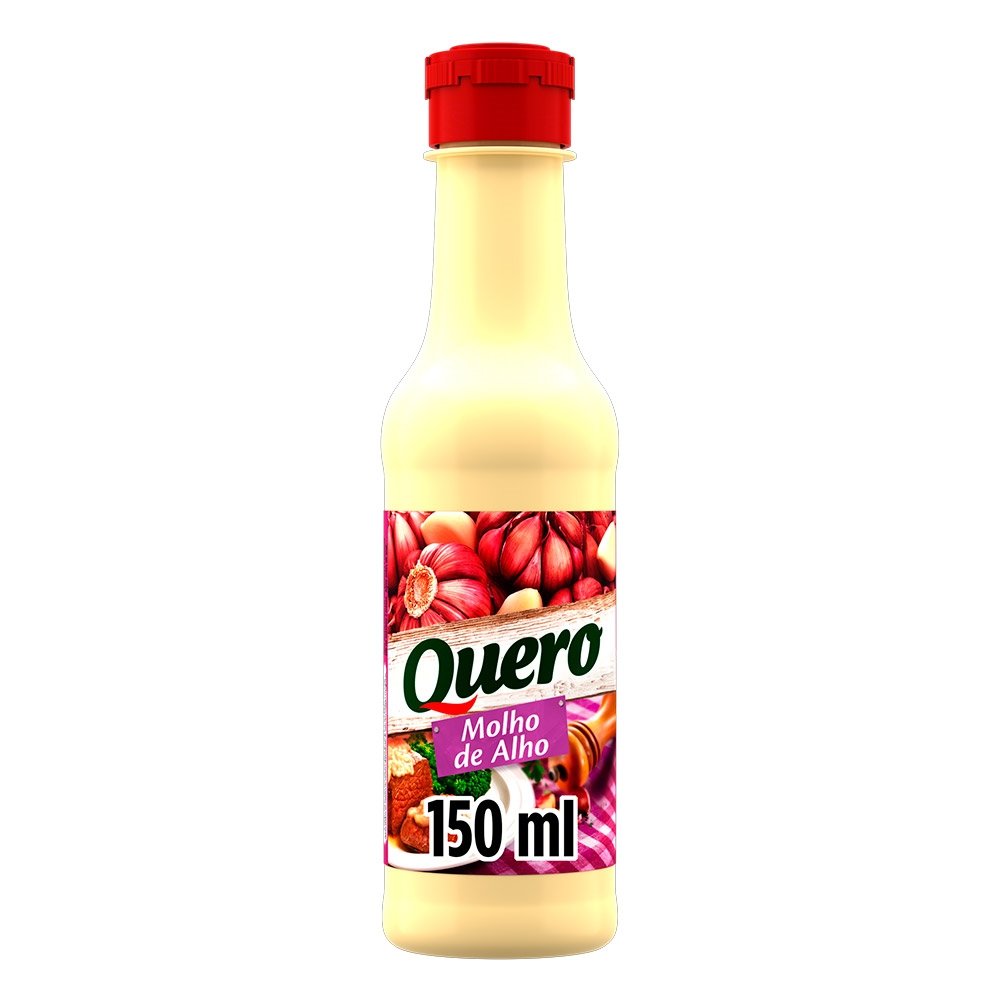 Molho de Alho Quero 150ml - Embalagem com 24 Unidades