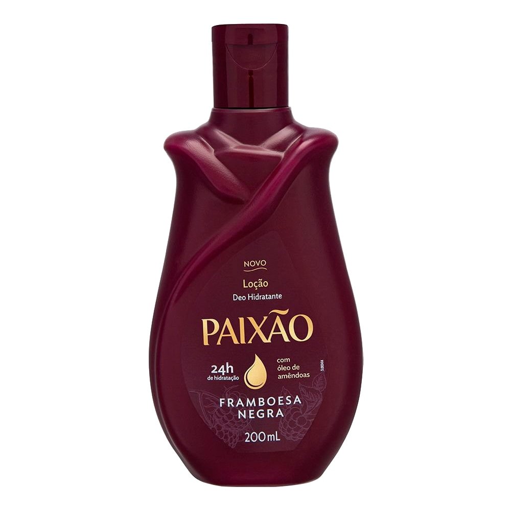 Hidratante Paixão Loção Framboesa Negra com ação desodorante 200ml