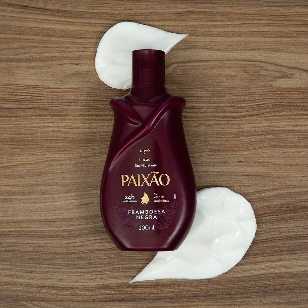 Hidratante Paixão Loção Framboesa Negra com ação desodorante 200ml