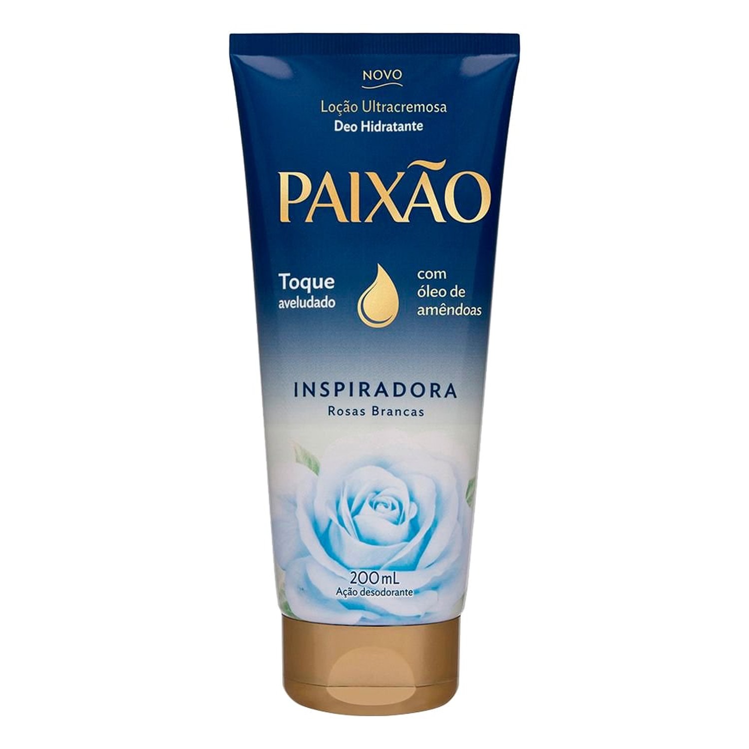 Hidratante Paixão Loção Ultracremosa Inspiradora Rosas Brancas 200ml