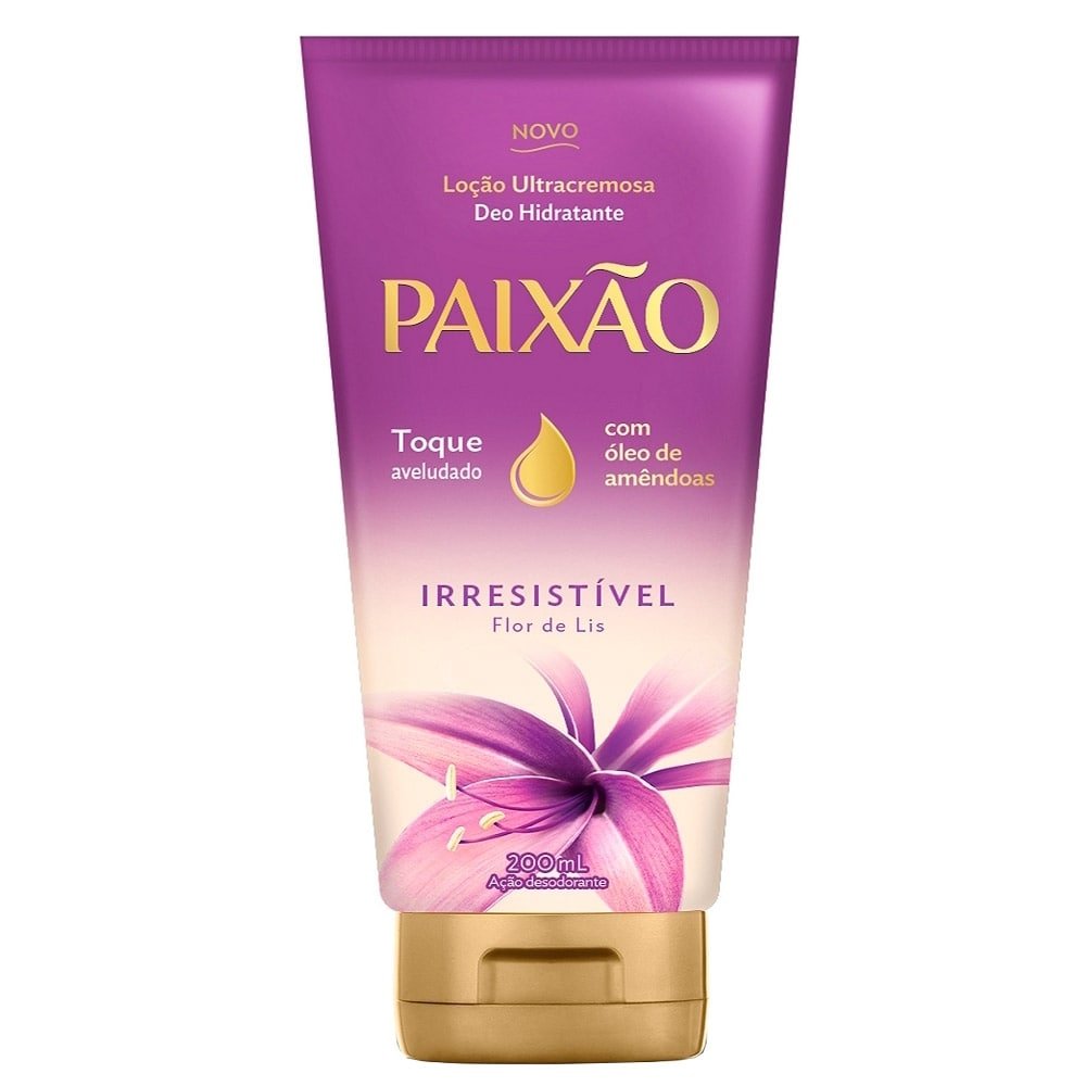 Hidratante Paixão Loção Ultracremosa Irresistível Flor de Lis 200ml