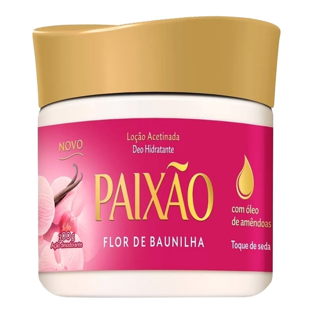 Hidratante Paixão Loção Acetinada Flor de Baunilha 300g