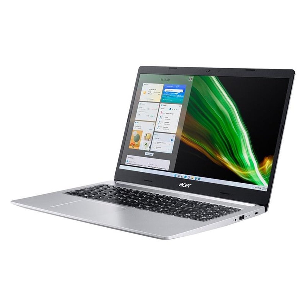 Notebook Acer Aspire 5, Tela de 15.6", AMD Ryzen R5 5500U, Windows 11, SSD 256GB, 8GB RAM, Prata