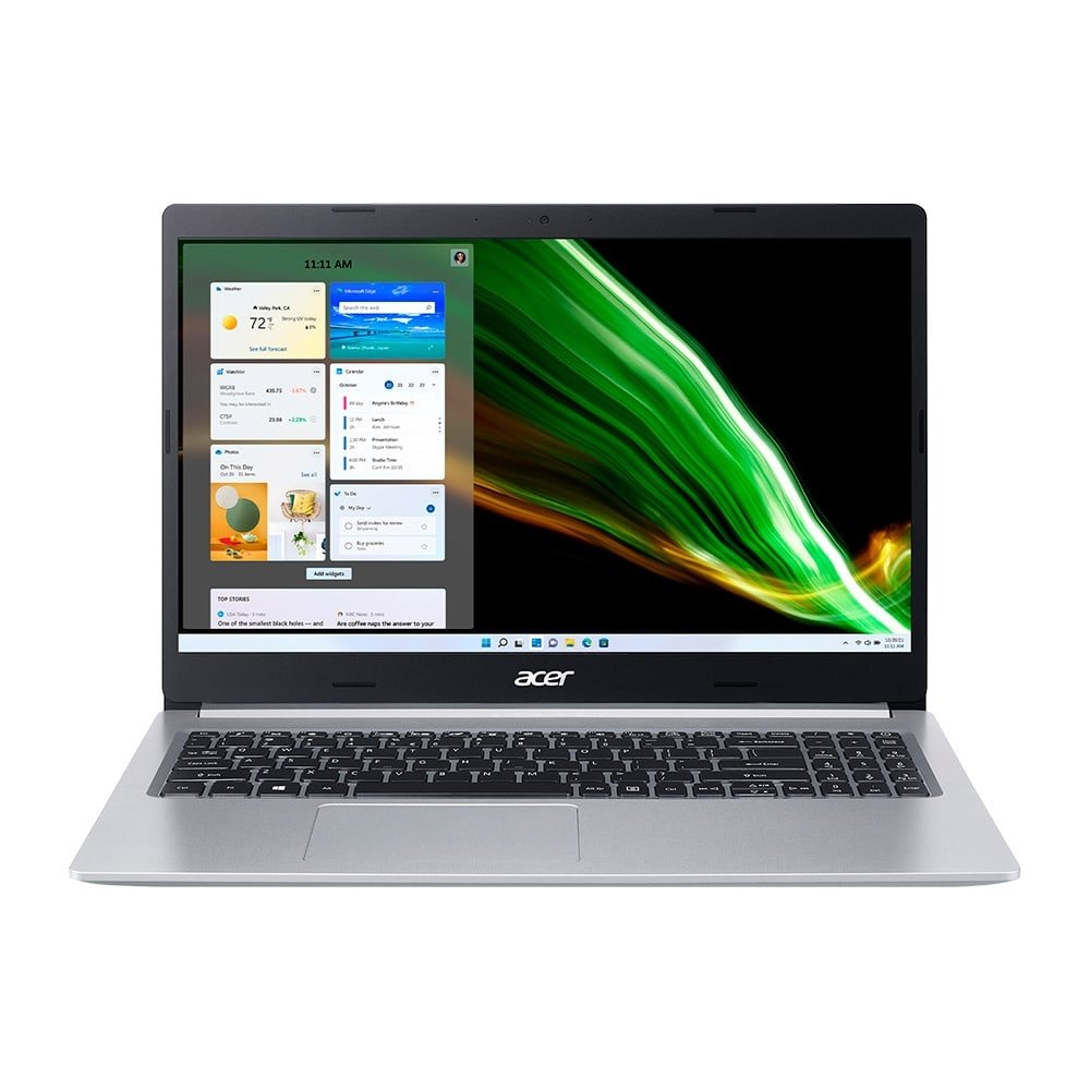 Notebook Acer Aspire 5 A515-45-R760 Tela de 15.6" - AMD Ryzen R7 5700U, SSD 256GB/8GB RAM, Windows 11, Prata