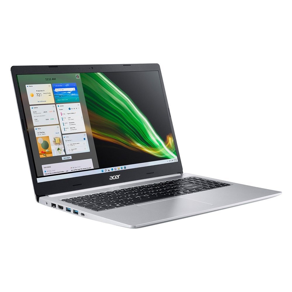 Notebook Acer Aspire 5 A515-45-R760 Tela de 15.6" - AMD Ryzen R7 5700U, SSD 256GB/8GB RAM, Windows 11, Prata