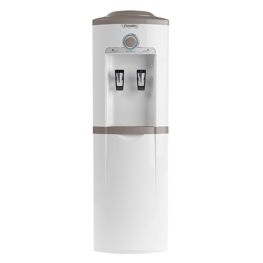Bebedouro de Água Esmaltec de Coluna Gelágua EGC35B - com Compressor Branco 220V