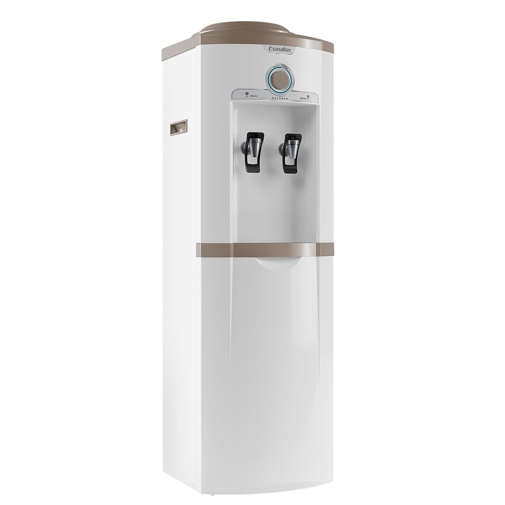 Bebedouro de Água Esmaltec de Coluna Gelágua EGC35B - com Compressor Branco 220V