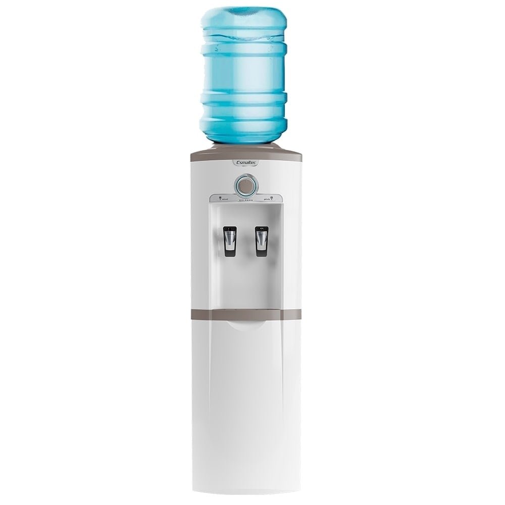 Bebedouro de Água Esmaltec de Coluna Gelágua EGC35B - com Compressor Branco 220V