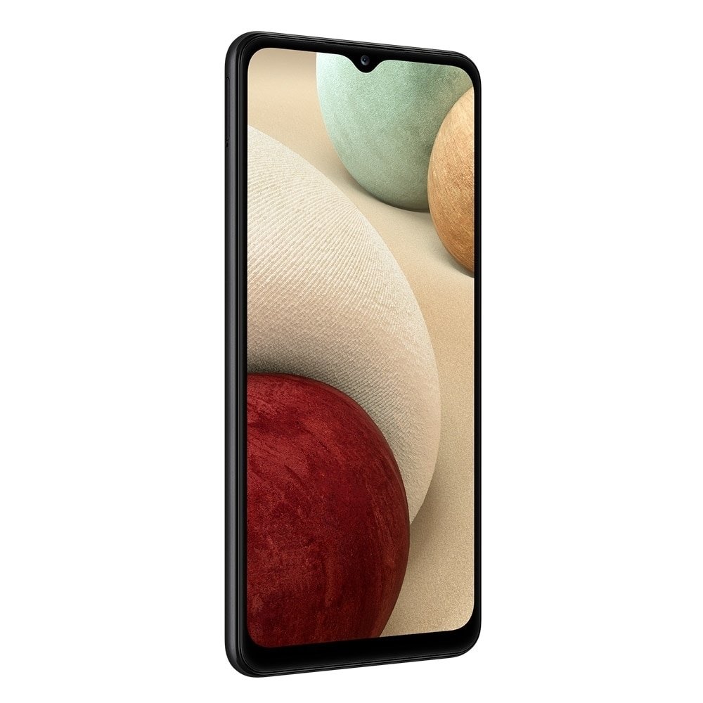 Smartphone Samsung Galaxy A12 Preto, Tela de 6.5", 4G+Wi-Fi, And. 11, Câm. Tras. de 48+5+2+2MP, Frontal de 8MP, 4GB RAM, 64GB
